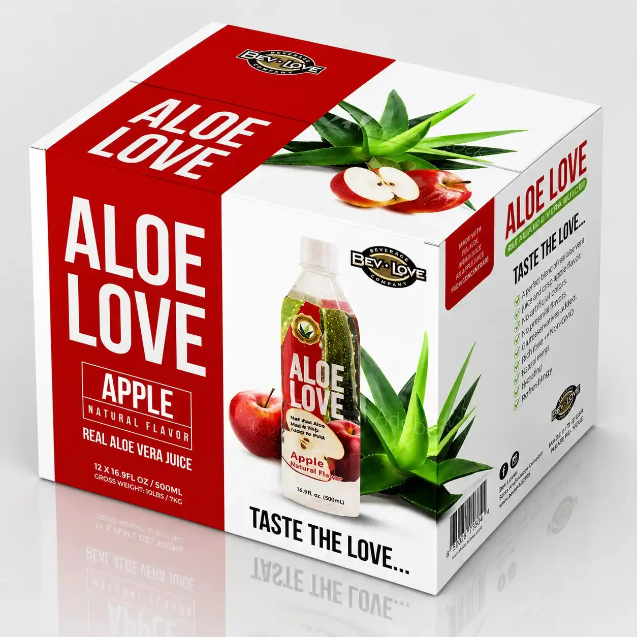 Aloe Love Juice Shipper — Food & Beverage Boxes