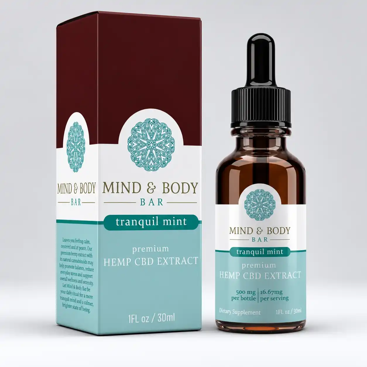 Mind & Body CBD Tincture Box — Health