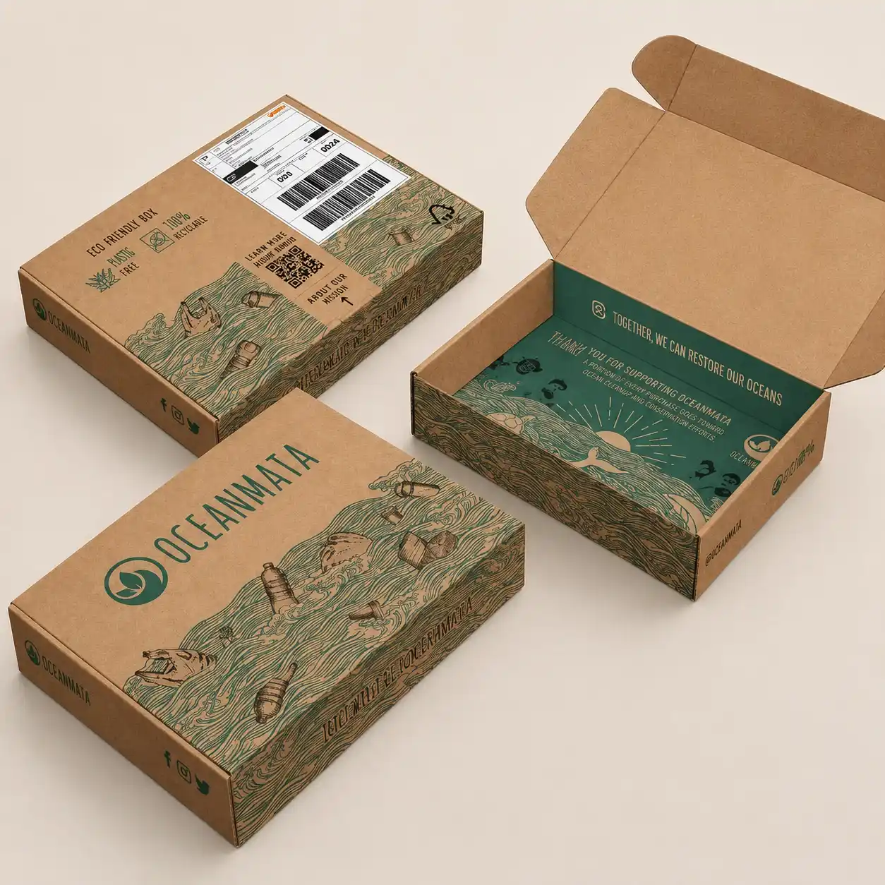Oceanmata Eco Mailer Box — Ecommerce & Mailers